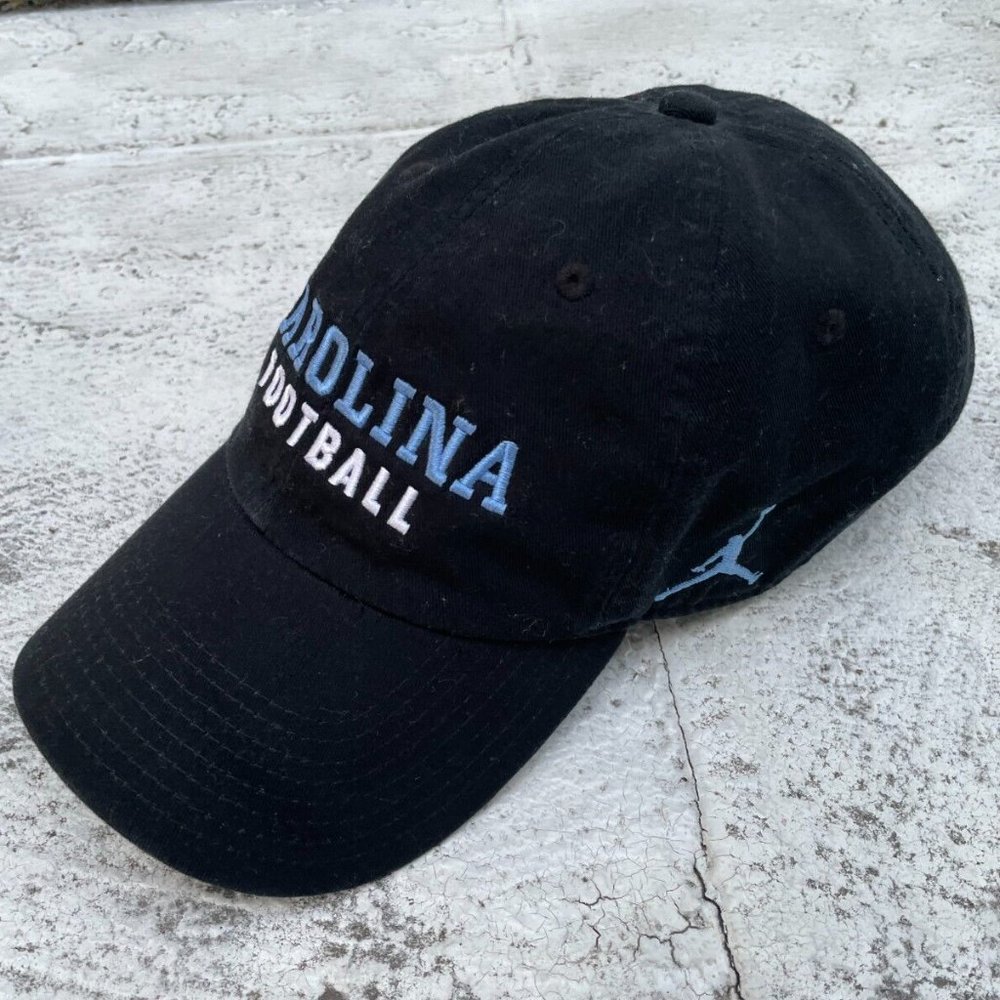 Carolina Football Hat Jumpman Black Sport Cap Hat One Size Fit Most